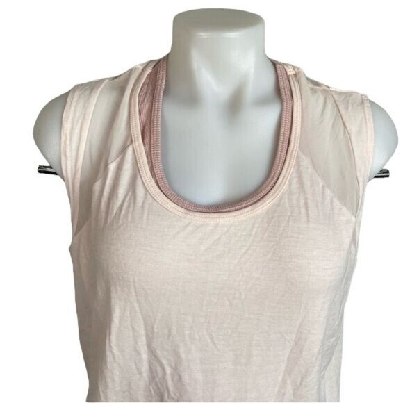Tangerine Layered Tank Mauve Light Pink Tank Top Size S - Picture 2 of 10